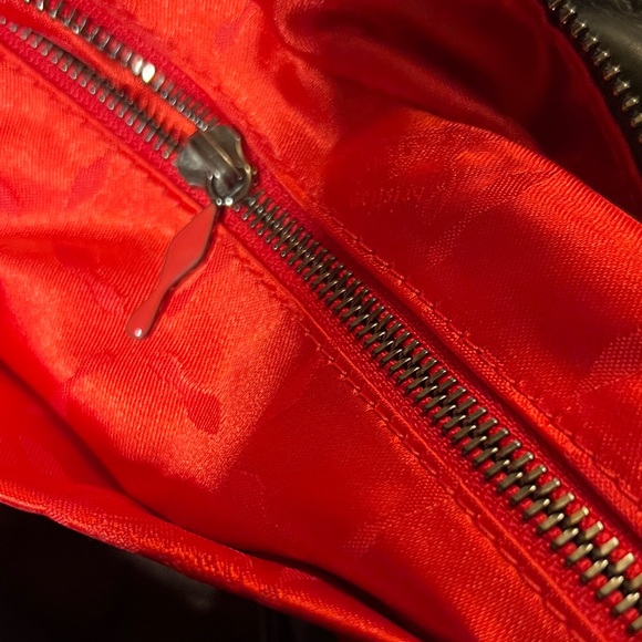 Christian Louboutin Black Pleated Leather Hobo Bag - Picture 13 of 13